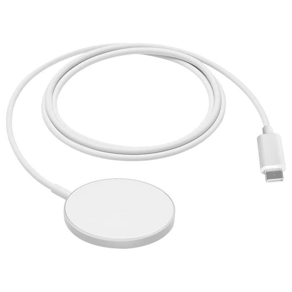 [LCS] MagSafe-lader - MAYAXESS - iPhone 17 Pro Max - 15W - Hvit - Rask og sikker lading Vit