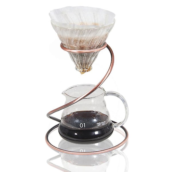 [LCS]Handhållare för kaffe Kaffehandhållare Filterkopphållare Ormformad Bronze