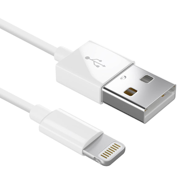 [LCS] USB-laddare + Lightning-kabel (iPod, iPhone) - Vit