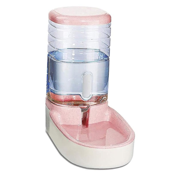 Husdjur Katter Hundar Automatisk Waterer Vattenautomat 3,8 L Eller Mat Matare Husdjur Automatisk Matare Drinking Water Pink