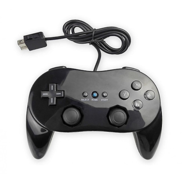 Svart klassisk controller pro konsol gamepad/joystick trådbunden kontroll