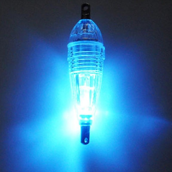 Mini LED Djupvattensfiske Bläckfiskfisk Lure Ljus Röd Lampa Blue