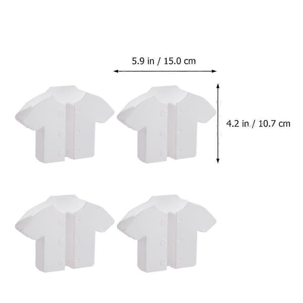 Fjärrkontrollhållare Väggfäste för Förvaring Använd 5 st Plast Vit Organizer
