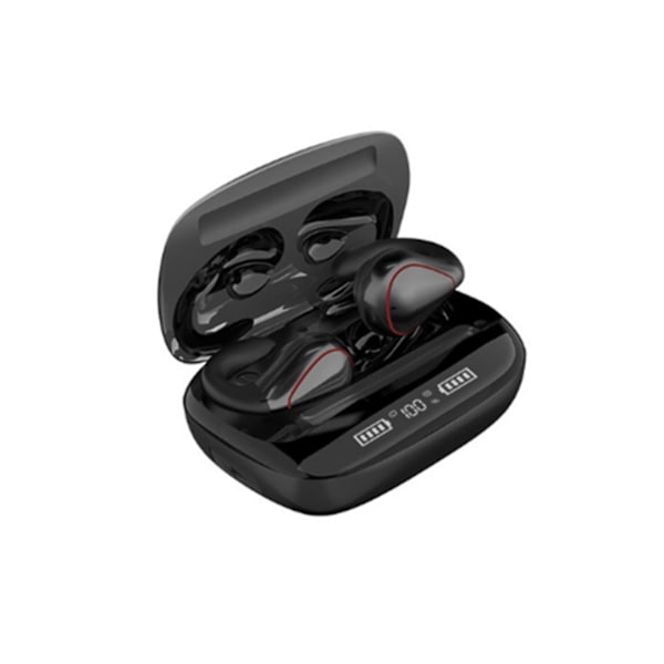 Q20 Bluetooth Binaural Benledning Touch Digital Display Tws Mini Trådlöst Sportheadset