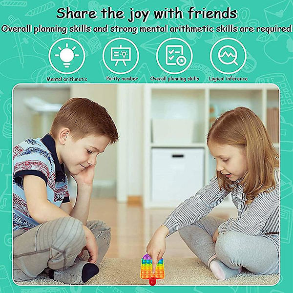Stort Fidget Paket Sensorisk Fidget Leksak Set Pop Bubble Stress Relief Leksaker Pop Ångest Rör För Barn A