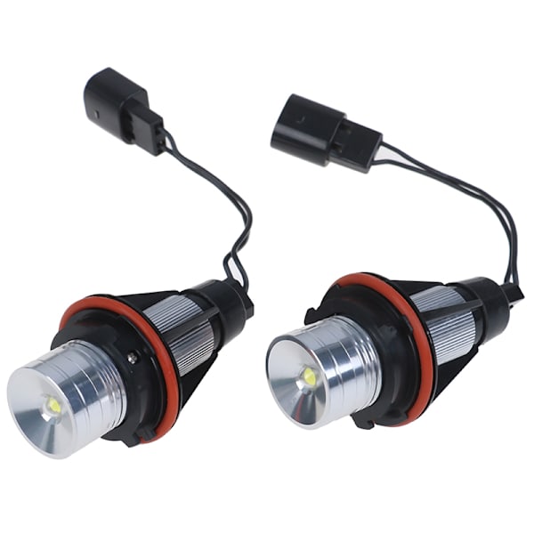 [LCS]2 stk. LED Angel Eyes Marker Lys til E39 E53 E60 E61 E63 White