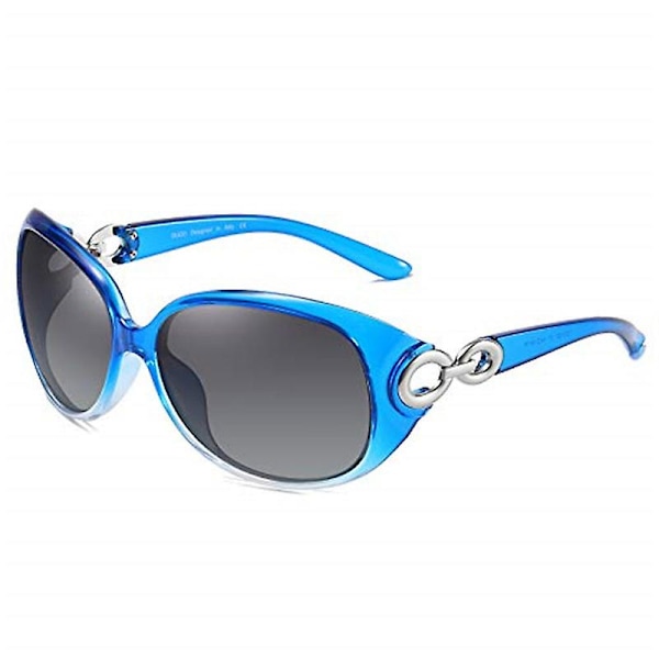 Dame Uv400 Klassiske Polariserede Stjerne Solbriller Blue
