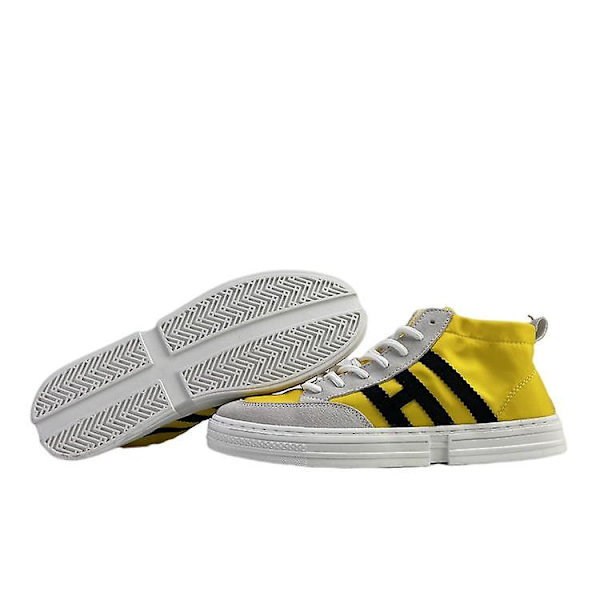 Åndbare Ice Silk Stofsko Herre Mid-cut Canvas Sko 39