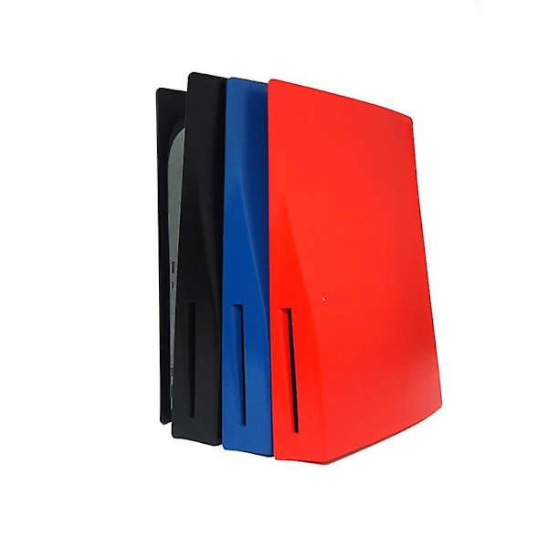 PS5 DIY byt färg skal spelkonsol utbytbar panel slitstark ombyggnad hölje skydd för Playstation 5 tillbehör Red disc version