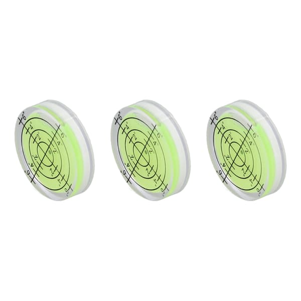 [LCS] 3 st. Mini Bullseye Vattenpass 32mm Hög Precision Horisontell Libell