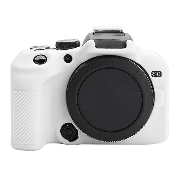 Mjukt silikonskyddsfodral för Canon EOS R10 White