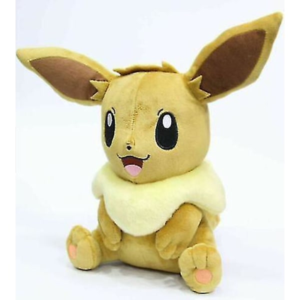 Eevee Plysj Myk Leke Figur Utstoppet Dyr Dukke Teddy Sittende