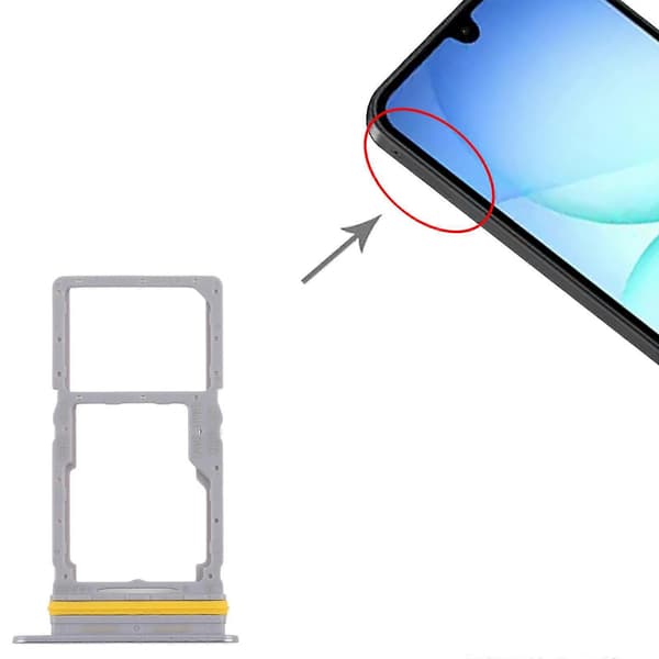 [LCS]Til Samsung Galaxy A17 5G SM-A176B KOMPATIBEL SIM + SIM / Micro SD-kortbakke Silver