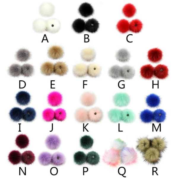 Små accessoarer Fluffig plyschbollsdekoration