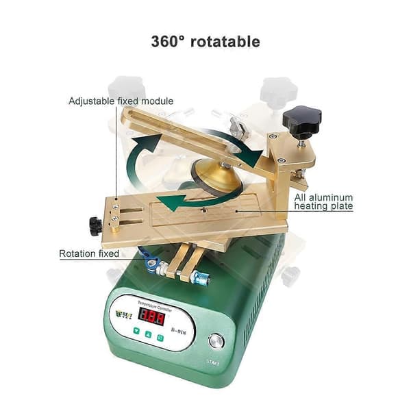 [LCS]BEST B-918A Roterende Telefon Skjerm Vakuum Separator 220V-EU Plugg