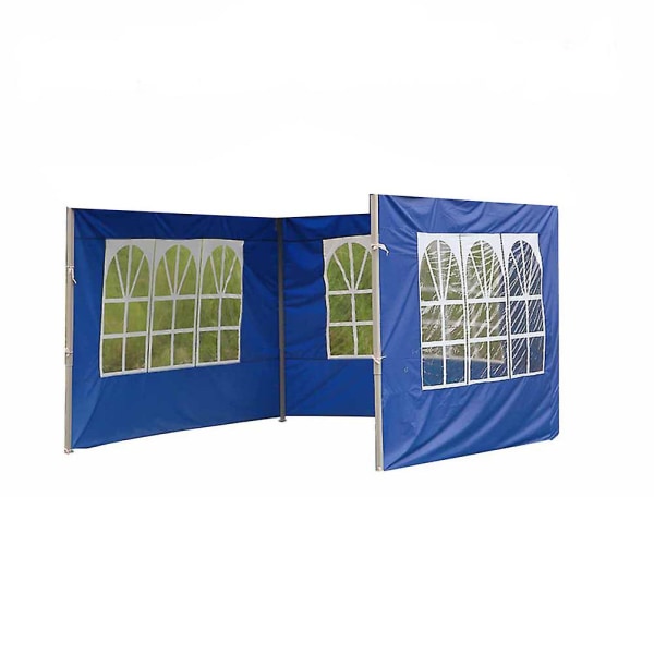 Baldakintält sidovägg för lusthustält, vattentätt, regntätt, Wi blue 300x200cm