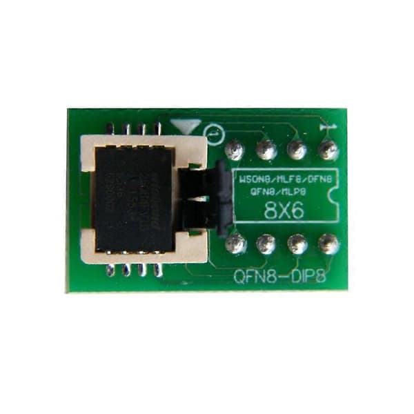 QFN8/WSON8/MLF8/MLP8/DFN8 TIL DIP8 Programmør, 6X8mm IC Chips Sokkel