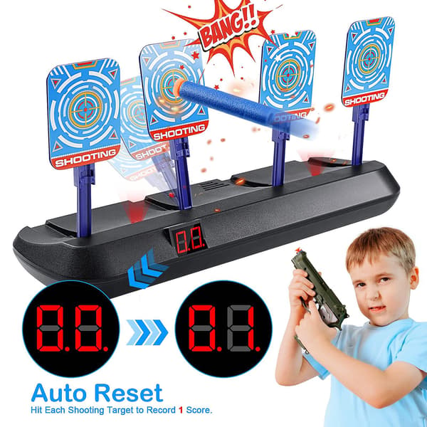 [LCS]Legetøj kompatibelt med Nerf Target Digital Target Effect Scoring Target kompatibelt med Nerf N-strike Elite/mega/rival Series 5 targets