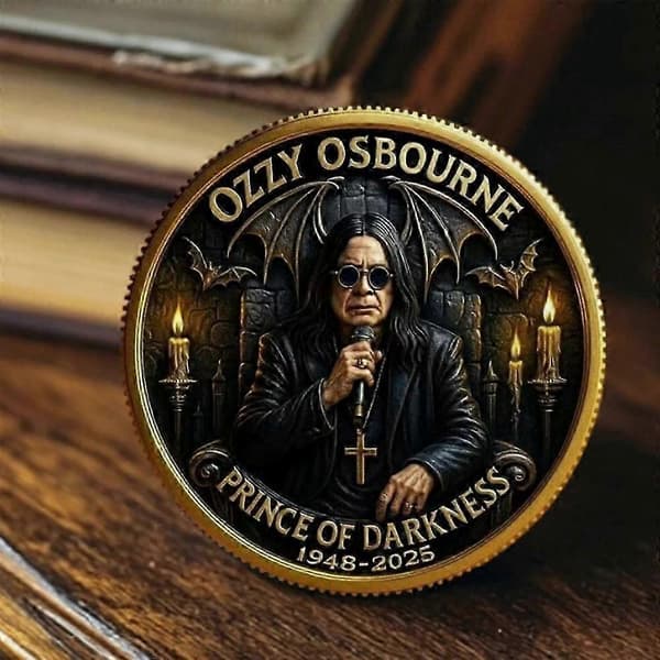 Ozzy Osbourne Afskedsmønt - Rocklegende Hyldest Samlerobjekt B