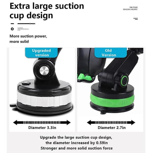 Telefonhållare Vikbart Fäste 360 Grader Justerbart Sugkoppsstativ