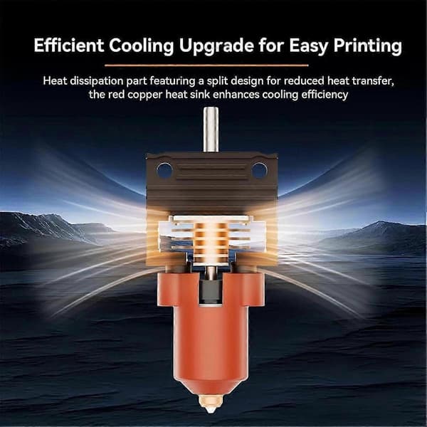 3D-skrivartillbehör -10 3 Hotend Kit 24V 40W Extruder Munstycke 0,4mm