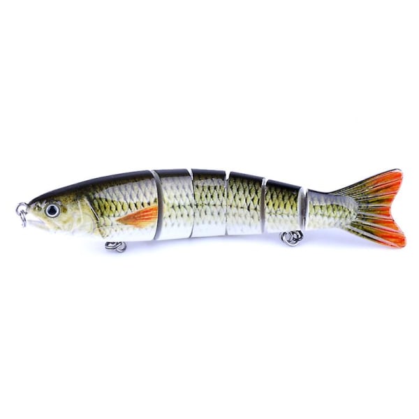 1 stk 12,7 cm 6-leddet Saltvannsfiske Lokkemiddel Agn Flue Kunstig Fisk Minnow Ørret Swimbaits 4