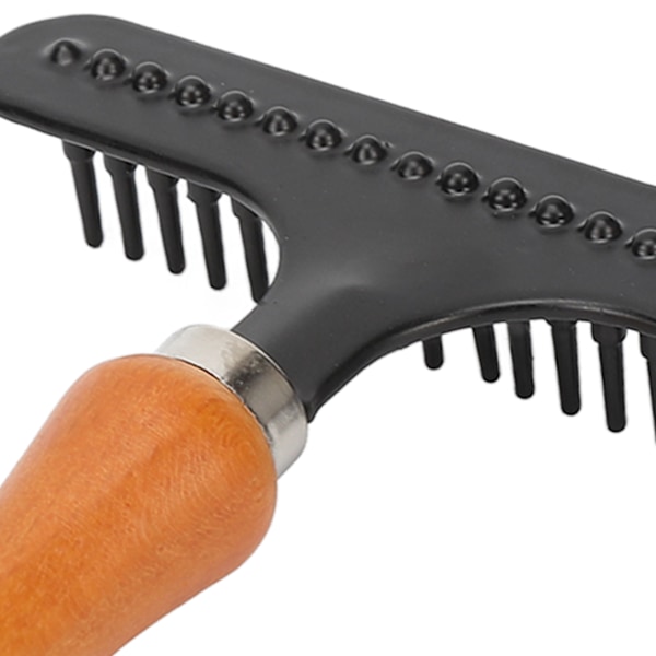 Håndholdt teppekam i rustfritt stål for rengjøring og styling - Teppehårfjerner - Perfekt for salonger