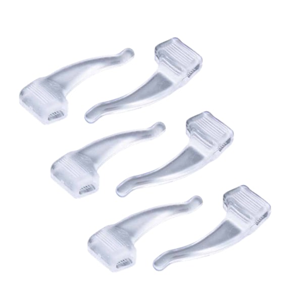 3/5 6X Grip Cover Silmälasitarvikkeet Varaosa Käytännöllinen Valkoinen 5PCS White