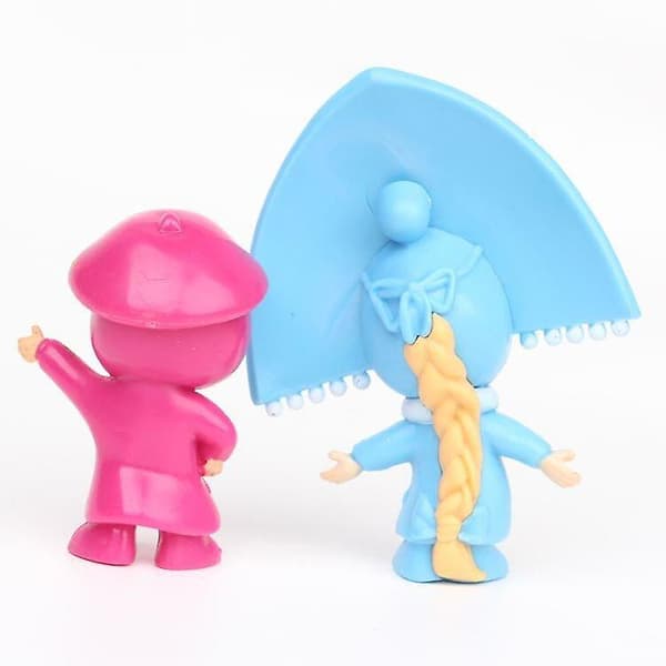 6 st Masha och Björnen tecknad actionfigur presentleksak