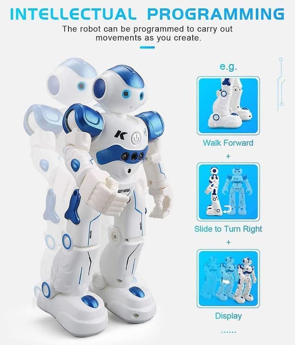 Robotleksaker Gestavkännande Fjärrkontroll Programmerbar Robotleksak