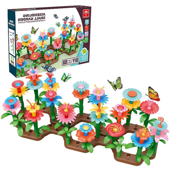 Handgjorda blomsterarrangemang leksaker 148 Sets