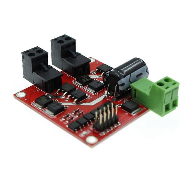 [LCS]L298 Dual Channel Motor Driver DC 6.5V-27V 7A Motor Control Board, Electric Motor Control Module, M As shown