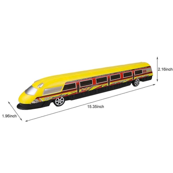 [LCS]Lasten simulaatio suurnopeusjuna-mallileluauto, vaunulelu Yellow