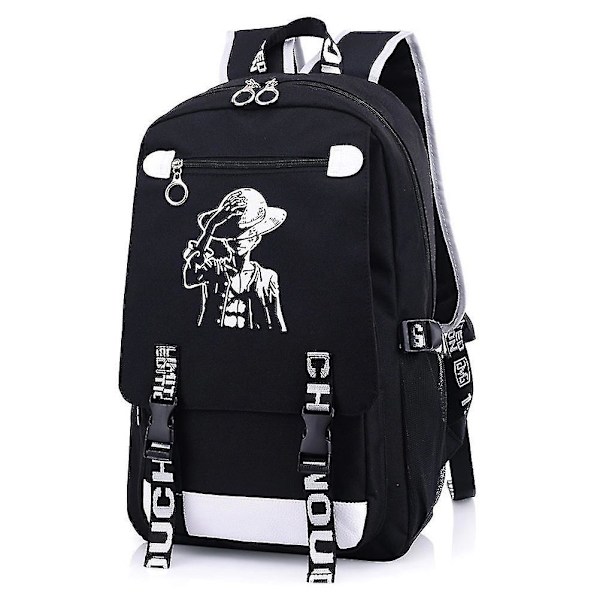 One Piece Luffy Rygsæk Lysende Print Stil