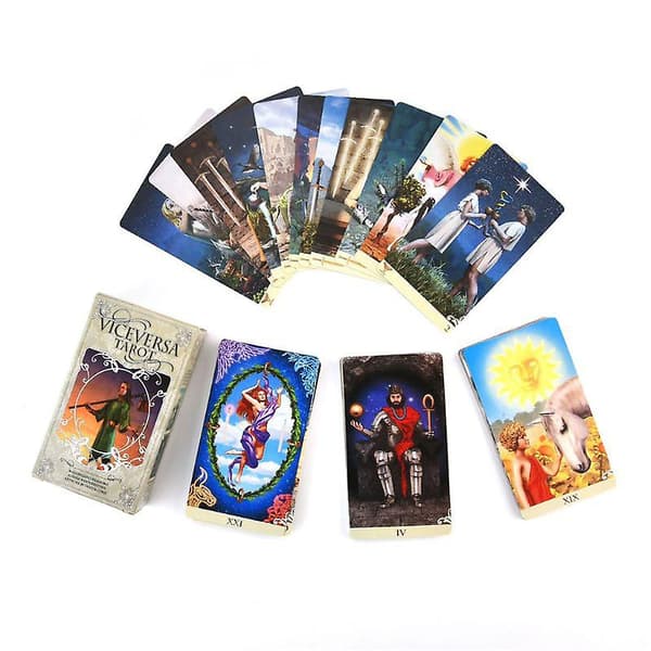 [LCS]78kpl Vice Versa Tarot -pakka Tarot-kortit Oracle-pakka Perhejuhlapeli Multi-color