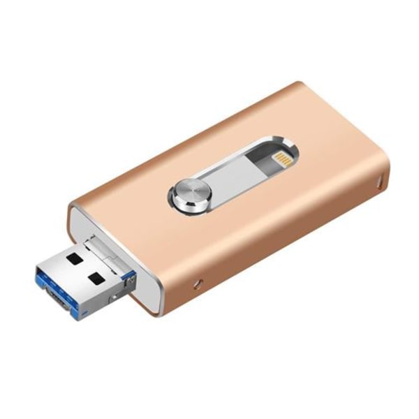 64GB OTG Dubbelt USB -minne I Flash Drive U Disk Stick Memory Ext