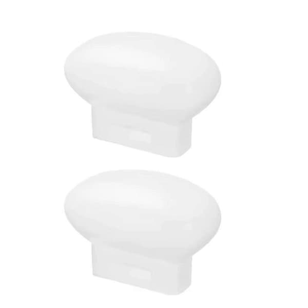 2 st MF-DD Dental Diffuser Silica Gel Diffusion Dome Kit för Godox MF12 Universal Flash Silikon White