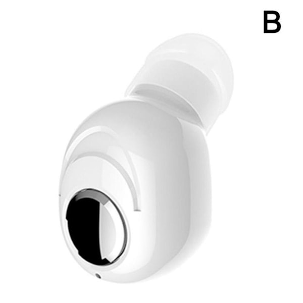 1*Trådlösa Bluetooth Hörlurar In-ear Stereo Headset Hörsnäcka M Red One-size