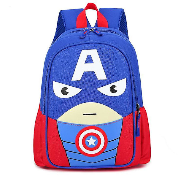 Superhelt Filmkarakter Gutter Jenter 12\" Skolesekk Én Størrelse captain america