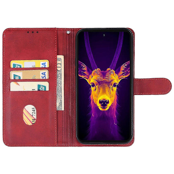 [LCS]För Ulefone Armor 25T Pro Läderfodral Red