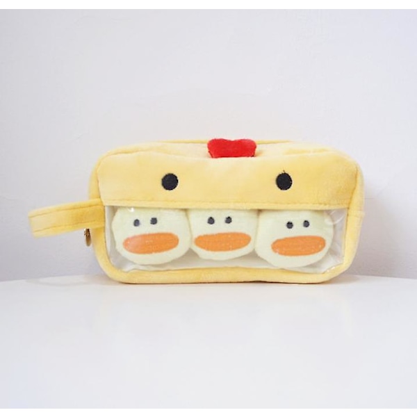 Børns Plys Fyldt Dyre Tilbehør Penalhus little duck