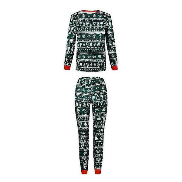 Jul Familj Julgran Tryck Pyjamas Matchande Set Mom S