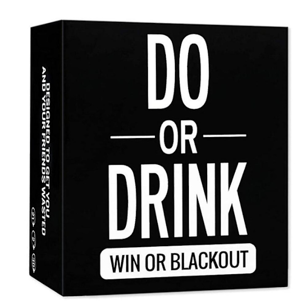 Do Or Drink Drickspelskort Bordsspel Vuxna Rolig Fest Camping College Födelsedagsspel Style1