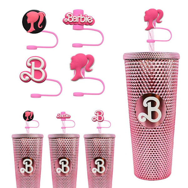 Barbie Pillipäät Silikoni Barbie Sarjakuva Pehmeä Itseliimautuva Pilli Suihku 1 1pc