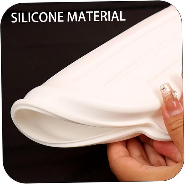 [LCS] Microwave Bacon Tray, 30 x 20 x 0.8 cm Silicone Bacon Pan with Lid and Handle, Crispy Bacon Maker