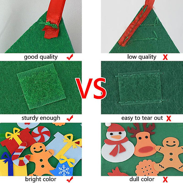 DIY Filt Julgran Julgranspynt Jultomte Jul Träd