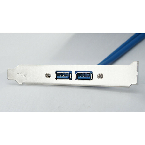 Usb 3.0 Bakpanel Expansionsfäste Till 20-pins Headerkabel (2-port)