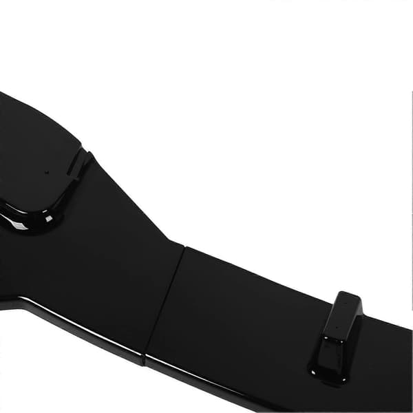 [LCS]3 STK Bil Front Bumper Leppe Splitter Spoiler Kompatibel med 1-serie E81 E82 E87 E88 LCI Standardutgave 2008 til 2011 Glanset Svart
