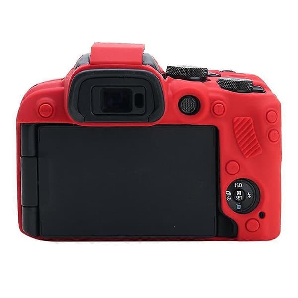 [LCS] Canon EOS R10 -pehmeä silikonisuojakotelo Red