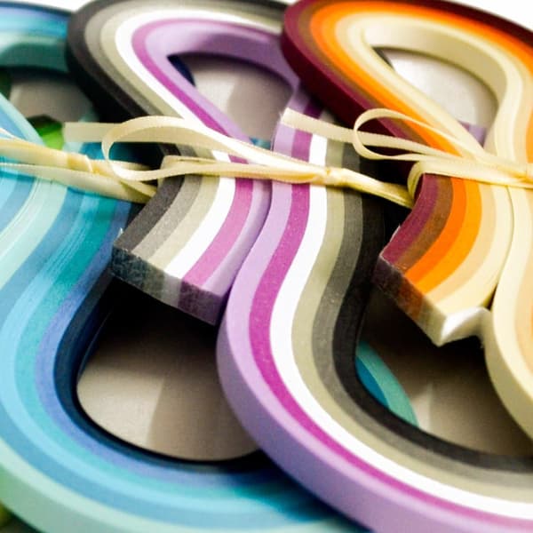 [LCS] Papir Quilling Sæt 840 Strømlængder 36 Farver 54cm Længde/strimmel Papirb Largeur du papier 5mm